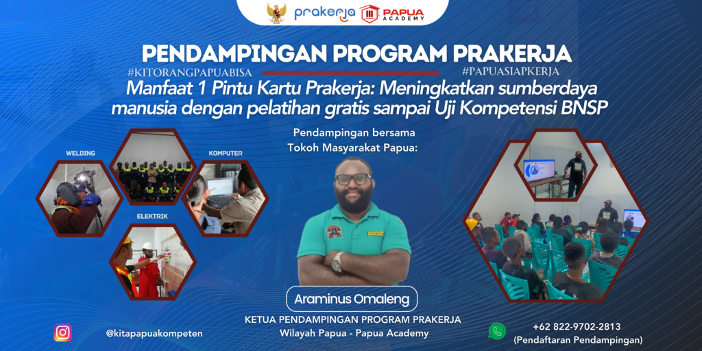 Prakerja Timika Prakerja Papua Pelatiha Gratis info timika LPK Timika Lembaga pelatihan kerja